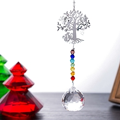 Teardrop Подвеска в виде ловца солнца из хрустального стекла, создатель радуги «Древо жизни», украшение сада и дома своими руками, слеза, 350 мм
