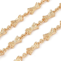Настоящее золото 18K Сплавные звенья цепей, несварные, реальный 18 k позолоченный, 19x8x6 мм