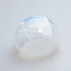 Белый Diy алмазные силиконовые формы, формы для литья смолы, для уф-смолы, изготовление ювелирных изделий из эпоксидной смолы, белые, 94x59 мм