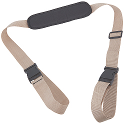 Светло-коричневый Полиэстеровые ремни для переноски пляжного кресла, складной велосипед, аксессуары для кемпинга, с пластиковыми пряжками, загар, 1000~1890x38~75x10 мм