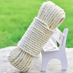 Желтая Старая Ткань  30джутовый шнур, круглые, для упаковки подарков, оформление партии, старое кружево, 6 мм, около 32.81 ярдов (30 м) / шт