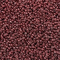 (RR1089) Galvanized Wine MIYUKI Round Rocailles Beads, Japanese Seed Beads, 11/0, (RR1089) Galvanized Wine, 11/0, 2x1.3mm, Hole: 0.8mm, about 5500pcs/50g