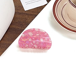 Темно-Розовый Акриловые коготь заколки, темно-розовыми, 91x47 мм