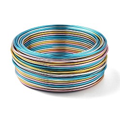 Бирюза Алюминиевая проволока, круглые, бирюзовые, 2 мм, 12 датчик, около 75.46 футов (23 м) / пучок