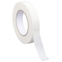 Белый 1 рулонные полиэтиленовые и марлевые клейкие ленты для фиксации ковров, тканевая лента для ремонта переплетного дела, плоский, белые, 2.4 см, 50 м / рулон