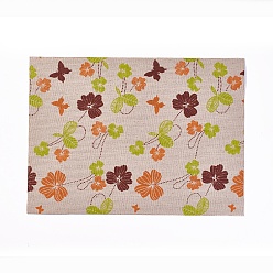 Farbig Ein 4 selbstklebender Stoffaufkleber, Kinder diy Handwerk, Blumenmuster, Farbig, 29x21x0.05 cm