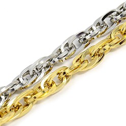 (52) Непрозрачная лаванда Модные 304 из нержавеющей стальной трос цепи браслеты, с карабин-лобстерами , разноцветные, 8-5/8 дюйм (220 мм), 8 мм