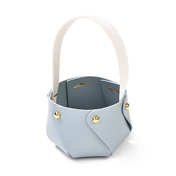 Аква Портативные наборы для изготовления конфет из искусственной кожи из искусственной кожи, с шипами, для упаковки свадебного подарка, вода, 22x20x0.2 см