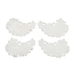 Хрусталь Глазные повязки из натурального кварцевого кристалла, Массажер для глаз из горного хрусталя для релаксации и медитации глаз, 55x82x5 мм