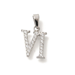 Нержавеющая Сталь Цвет 304 микро нержавеющей стали прокладывать Цирконом подвески, числовые прелести, цвет нержавеющей стали, 12.5x10x2.5 мм, отверстие : 4.5x2.5 мм