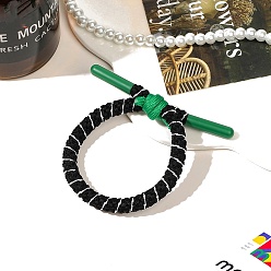 Черный Связей ткани волос, аксессуары для волос для женщин и девочек, чёрные, 85x70 мм