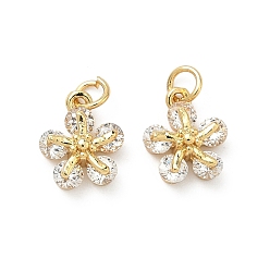 Прозрачный Кулон из циркония, , без свинца и без кадмия, стойки покрытие, долговечный, реальный 18 k позолоченный, прозрачные, 10.5x8.5x4 мм, Перейти кольцо: 4x0.8 мм, 2.5 мм внутренним диаметром