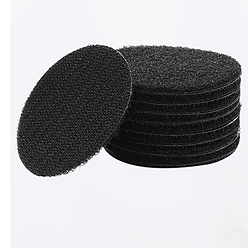 Черный Двухсторонние клейкие точки с крючками и петлями, Нейлоновые магические ленты, чёрные, 30 мм