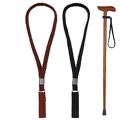 (52) Непрозрачная лаванда 2шт. 2 цвета нейлоновые ремешки для трости, петля на запястье для костыля, веревки-трости для пожилых людей, разноцветные, 11-5/8x1/2 дюйм (29.5x1.15 см), 1 шт / цвет