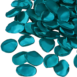Морско-зеленый 200шт. искусственные лепестки роз, для свадебного прохода центральные столовые конфетти вечерние сувениры украшения дома, цвета морской волны, 37~39x29~34x1 мм
