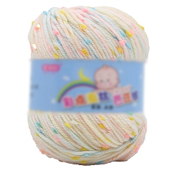 Мокасин Полиэфирная пряжа, твидовая пряжа, для свитера-шапки, для вязания крючком принадлежности, мокасин, 2 мм, около 85.30 ярдов (78 м) / моток