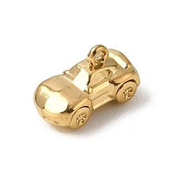 Настоящее золото 18K 316 хирургические подвески из нержавеющей стали, автомобильные прелести, ионное покрытие (ip), реальный 18 k позолоченный, 9x8x15 мм, отверстие : 1.4 мм