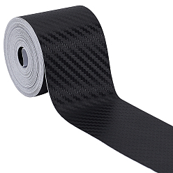 Черный 10м ПВХ автомобильная наклейка из стекловолокна виниловая пленка для оклейки, чёрные, 50 мм