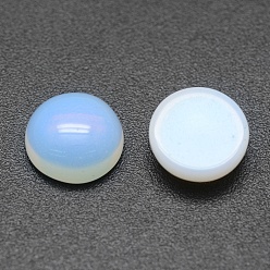 Opalite Opalite Cabochons, Flat Round, 8x3~4mm