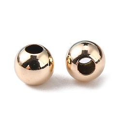 Real 14K Gold Filled Шарики из желтого золота, 1/20 14 к золоту, без кадмия, без никеля и без свинца, круглые, 3 мм, отверстие : 1.1~1.2 мм