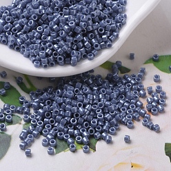 (DB0267) Непрозрачный Черничный Блеск Бусины miyuki delica, цилиндр, японский бисер, 11/0, (дб 0267) непрозрачный черничный блеск, 1.3x1.6 мм, Отверстие: 0.8 мм, о 2000 шт / бутылка, 10 г / бутылка