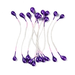 Purple Foam Artificial Flower Core, Purple, 60x5x5mm, 60pcs/bundle