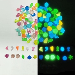 Mixed Shapes Светящееся акриловое украшение для дисплея, случайный цвет, разнообразные, 12~18 мм