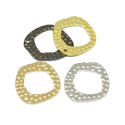 (52) Непрозрачная лаванда Соединители звеньев сплава, долговечный, кольцо, неровный, разноцветные, 26x24x0.8 мм, отверстие : 1.4 мм