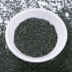 (DB0452) Galvanized Dark Gray MIYUKI Delica Beads, Cylinder, Japanese Seed Beads, 11/0, (DB0452) Galvanized Dark Gray, 1.3x1.6mm, Hole: 0.8mm, about 20000pcs/bag, 100g/bag