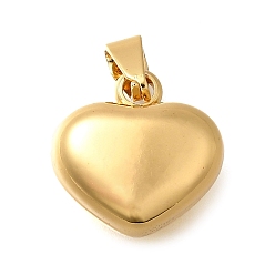 Золотой 304 подвески из нержавеющей стали, шарма сердца, золотые, 14.5x14x7.5 мм, отверстие : 3.5x2.5 мм