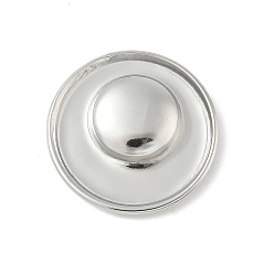 Нержавеющая Сталь Цвет 304 подвески из нержавеющей стали, плоский круглый шарм, анти-тускнение, цвет нержавеющей стали, 33x6 мм, отверстие : 5.5x3 мм