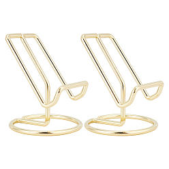 Golden Iron Mobile Phone Holders, Cell Phone Stand Holder, Universal Portable Tablets Holder, Golden, 7.8x7.8x9.8cm