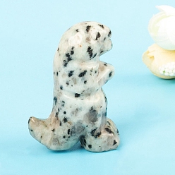 Джаспер Кунжут Резные фигурки динозавров из натуральной кунжутной яшмы, для домашнего офиса настольный орнамент фэн-шуй, 50.8 мм