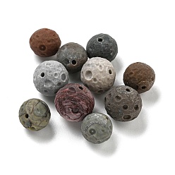 Alashan Agate Натуральные бусины из алашанского агата, круглый шар бисером, 11~11.5 мм, отверстие : 1.2 мм