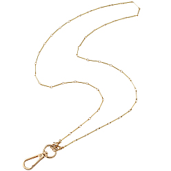 Золотой 1подвесные украшения из латуни с планкой, с поворотными застежками сплава, золотые, 900 мм