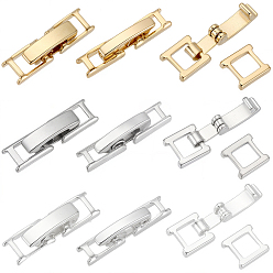 (52) Непрозрачная лаванда 18 шт. 9 цвета, экологически чистые латунные застежки для ремешка для часов, долговечный, без свинца и без кадмия, разноцветные, 15~17x3.5~6.5x4 мм, 2 шт / стиль