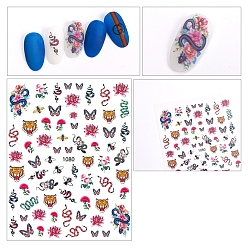 Mixed Shapes Бумажные наклейки для ногтей на Хэллоуин, искусство дизайна ногтей на самоклейке, украшения для кончиков ногтей на ногах, разнообразные, 13x8 см