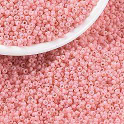 (RR4463) Duracoat Dyed Opaque Lychee MIYUKI Round Rocailles Beads, Japanese Seed Beads, (RR4463) Duracoat Dyed Opaque Lychee, 15/0, 1.5mm, Hole: 0.7mm, about 5555pcs/bottle, 10g/bottle