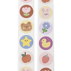 Other Animal Самоклеющиеся наклейки, круглые, для украшения подарков, 25мм 500шт./рулон