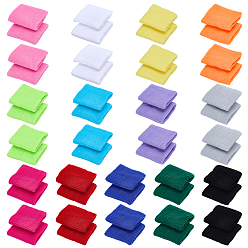 (52) Непрозрачная лаванда 26 сумки 13 цветные спортивные браслеты из волокна, полотенце для запястья, используемое для занятий йогой в помещении и на открытом воздухе, разноцветные, 87x85x11.5 мм, 2 шт / пакет, 2 сумки / цвет