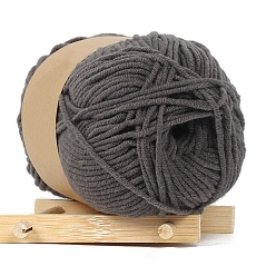 Gray Cotton Cord, Twisted Cotton Rope, For DIY Crafts Handmade Project, Gray, 2.5mm