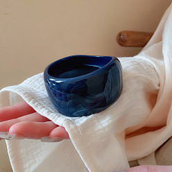 Прусский Синий Акриловые браслеты, широкие браслеты для женщин, берлинская лазурь, внутренний диаметр: 2-1/2 дюйм (6.2 см)