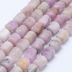 Kunzite Natural Kunzite Beads Strands, Spodumene Beads, Column, 11x8mm, Hole: 1mm, about 38pcs/strand, 15.94 inch(40.5cm)