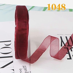 (123L) Белый крем непрозрачный блеск Ленты из полиэстера с рюшами, для банта, орнамент одежды, огнеупорный кирпич, 5/8 дюйм (15 мм), около 40.46 ярдов (37 м) / рулон