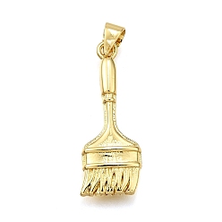 Настоящее золото 18K Стойки обшивки латунные подвески, чистить, без кадмия и без свинца, долговечный, реальный 18 k позолоченный, 26.5x10x3.5 мм, отверстие : 5x3.5 мм