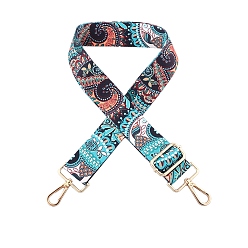 Золотой Красочные нейлоновые брезентовые ремни для сумок, для замены сумочки или сумки через плечо, золотые, 75~145x3.8 см