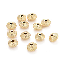 Echt 24 k vergoldet Umweltfreundliche Messingperlen, langlebig überzogen, Bleifrei und cadmium frei, Doppelkegel, echt 24 k vergoldet, 7.5x4 mm, Bohrung: 1.5 mm