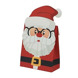 Santa Claus Рождественские подарочные коробки с бумажными конфетами, коробки для упаковки конфет, коробки с шоколадными подарками для гостей, Дед Мороз, 8x4x10 см