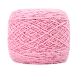 Ярко-Розовый Пряжа мохер, для ткачества, вязание крючком, ярко-розовый, 1.5~2 мм, около 150г/моток