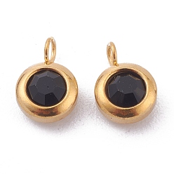 Реактивный Самолет 304 из нержавеющей стали амулеты горный хрусталь, очарование камня, плоско-круглые, золотые, струя, 9x6x4 мм, отверстие : 1.8 мм